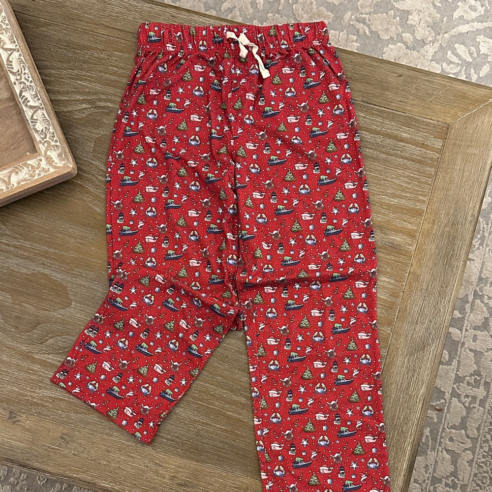 Vineyard Vines Kids Pajama Bottoms, Holiday Print Sz 8/10